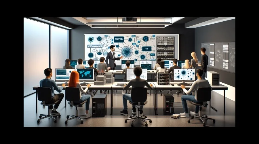 Informatikai hálózat menedzser és adminisztrátor képzés a MODELLO Intézetben — hálózati rendszergazdai gyakorlati oktatáson